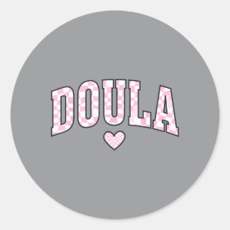 Sticker Rond Équipe de doula infirmière pédiatrique Rn vie infi