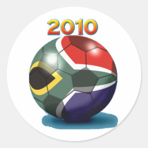 Sticker Rond Équipe de football