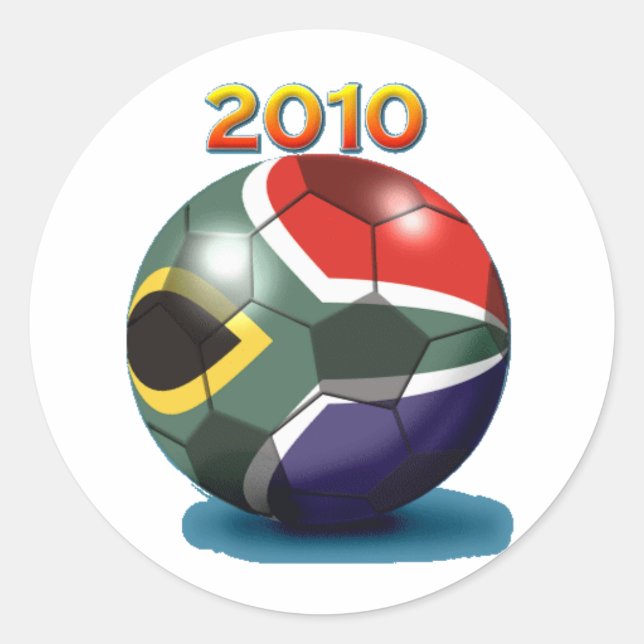 Sticker Rond Équipe de football (Devant)