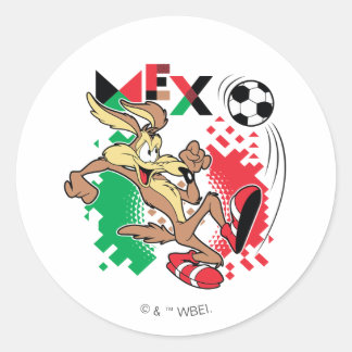 Sticker Rond Équipe de football du Mexique Graphique WILE E. CO