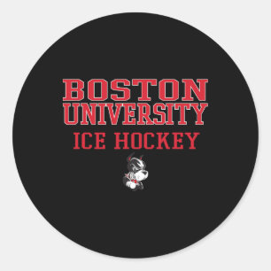 Sticker Rond Équipe de hockey sur glace Boston Terriers Clic -