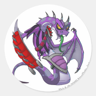 Sticker Rond Équipe de la citadelle de Darigan Capitaine 2