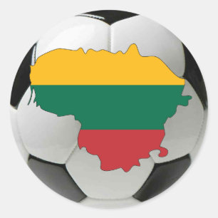 Sticker Rond Équipe de Lituanie