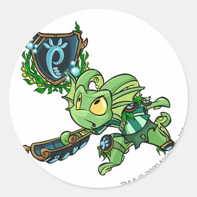 Sticker Rond Équipe de Maraqua Capitaine 1 (Devant)