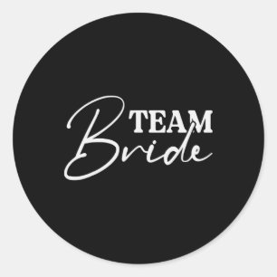 Sticker Rond Équipe de mariée EVJF Équipée de demoiselle d'honn