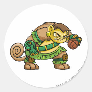 Sticker Rond Équipe de Mystery Island Capitaine 2