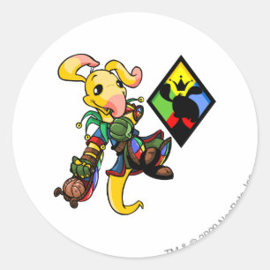 Sticker Rond Équipe de Roo Island Capitaine 1