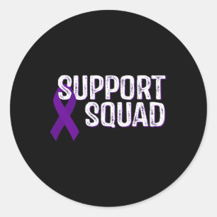 Sticker Rond Équipe de soutien à la sensibilisation