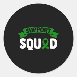 Sticker Rond Équipe de soutien aux maladies du rein - côte de s