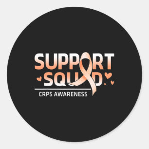 Sticker Rond Équipe De Soutien Famille De L'Équipe De Soutien D