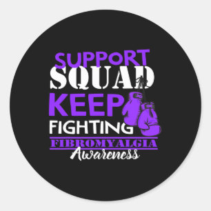 Sticker Rond Équipe de soutien I Réponse à la douleur chronique