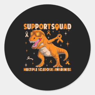 Sticker Rond Équipe de soutien sensibilisation à la sclérose en