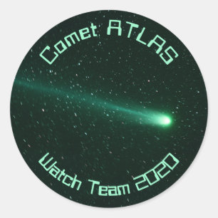Sticker Rond Équipe de surveillance ATLAS Comet 2020