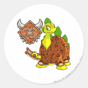 Sticker Rond Équipe de Tyrannie Capitaine 1