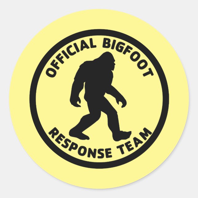 Sticker Rond Équipe d'intervention Bigfoot (Devant)