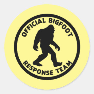 Sticker Rond Équipe d'intervention Bigfoot