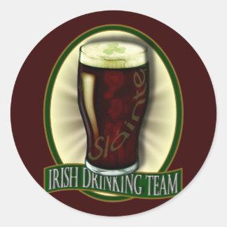 Sticker Rond Équipe d'Irlande