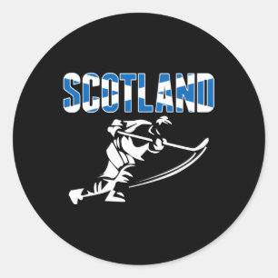 Sticker Rond Équipe écossaise de hockey sur glace Jersey Scotla