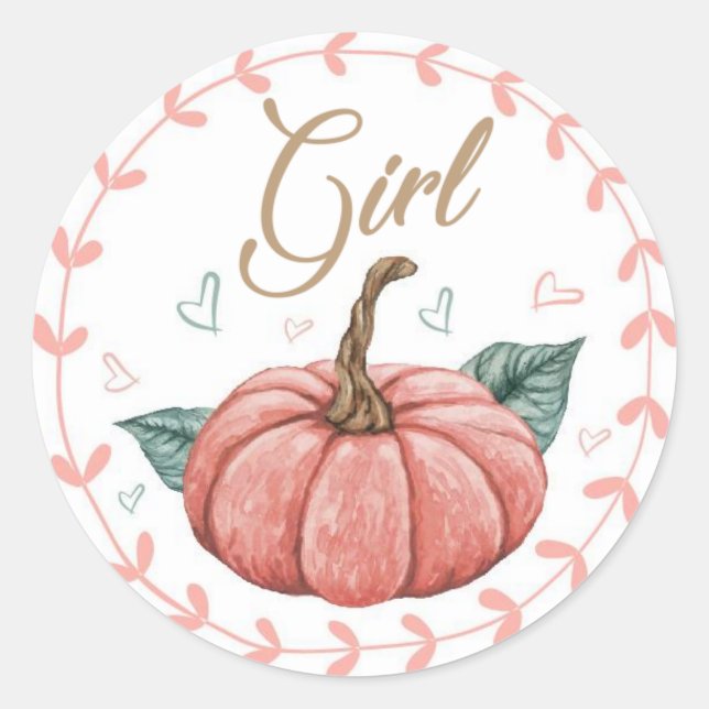 Sticker Rond Équipe Genre Girl