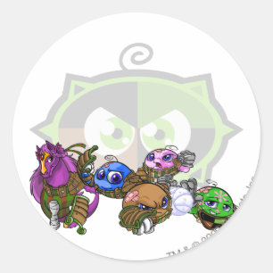 Sticker Rond Équipe Groupe Kiko Lake