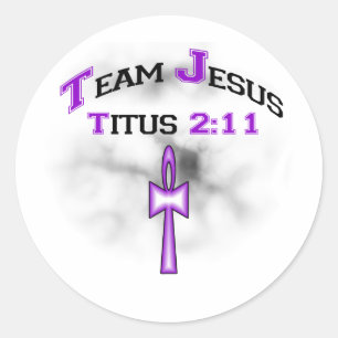 Sticker Rond Équipe Jesus Christian Titus 211