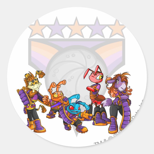 Sticker Rond Équipe Kreludor (Devant)