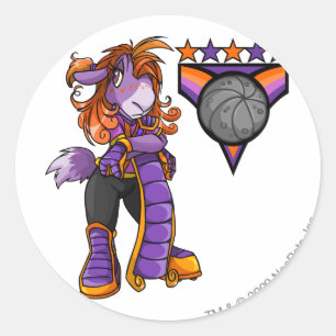 Sticker Rond Équipe Kreludor Capitaine 1