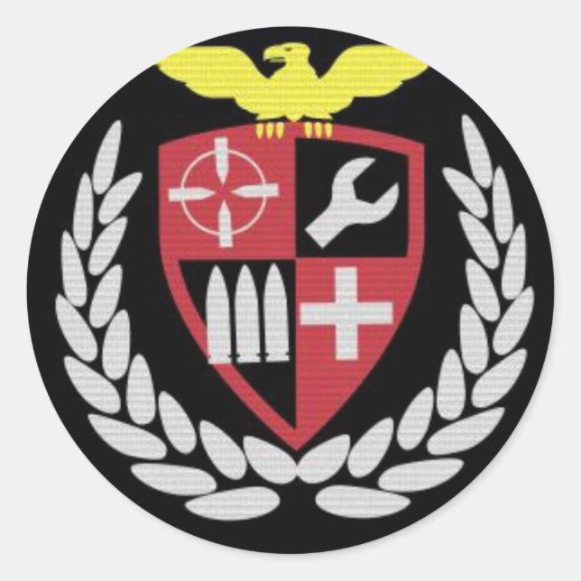 Sticker Rond Équipe Légion (Devant)