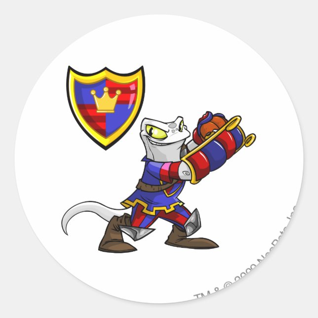 Sticker Rond Équipe Meridell Capitaine 1 (Devant)