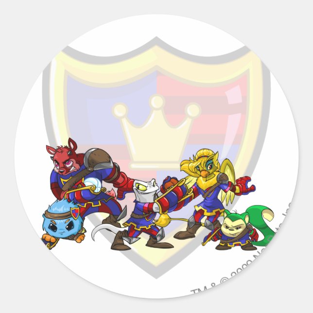 Sticker Rond Équipe Meridell Group (Devant)