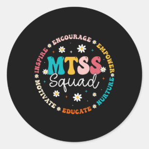 Sticker Rond Équipe Mtss - Conseiller d'orientation Vie d'ensei