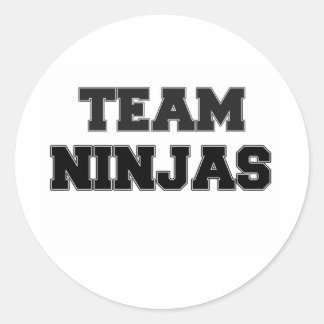 Sticker Rond Équipe Ninjas