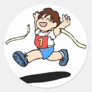 Sticker Rond Équipe scolaire