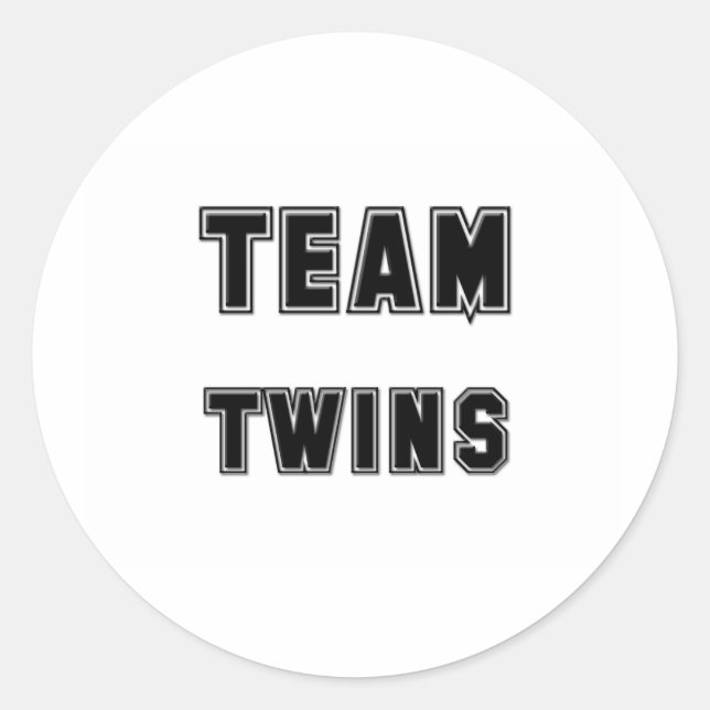 Sticker Rond Équipe Twin Sister (Devant)