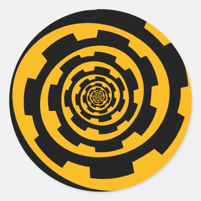 Sticker Rond Équipement Spiral (Devant)