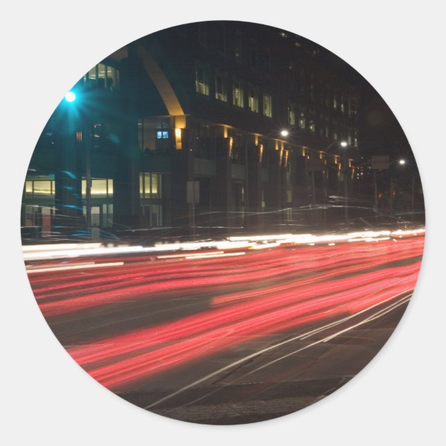 Sticker Rond équitation rouge (Devant)