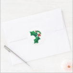 Sticker Rond Eric Carle Christmas Caterpillar<br><div class="desc">Célébrez la saison des Fêtes avec le design fantastique de la Caterpillar de Noël par Eric Carle. Doté de l’emblématique Caterpillar Very Hungry, orné d’éléments festifs, tels qu’un chapeau de Père Noël rouge vif et entouré de saints et de baies, ce design saisit la magie de Noël dans le style...</div>