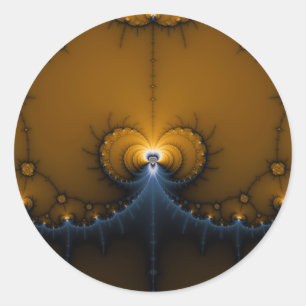 Sticker Rond Erte - Fractale