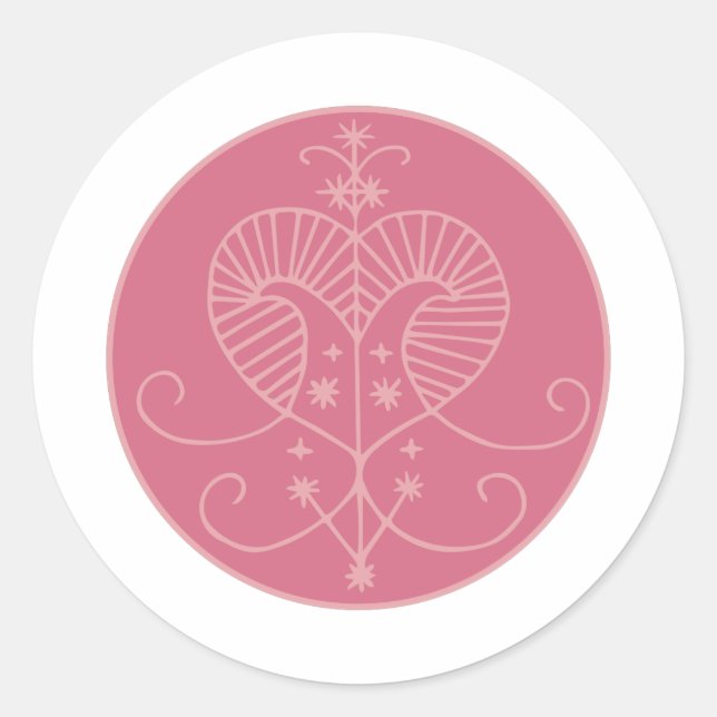 Sticker Rond Erzulie Veve (Devant)