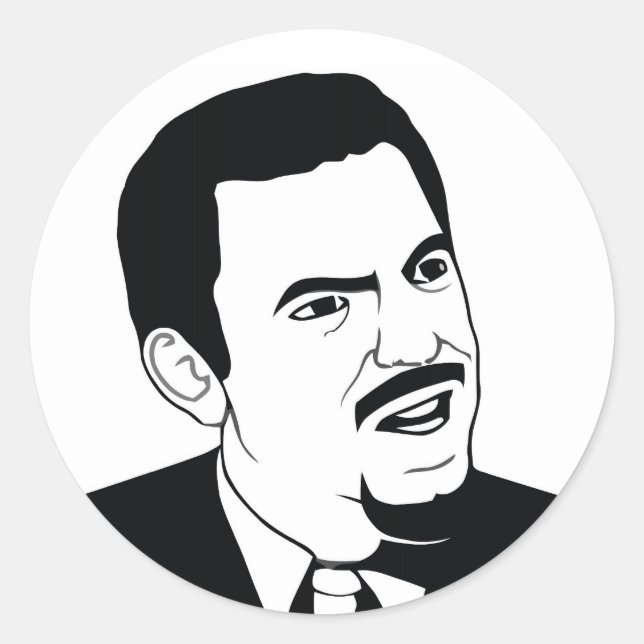 Sticker Rond Es-tu sérieuse ? (Devant)