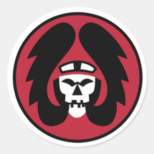 Sticker Rond Escadron du film encreur 101