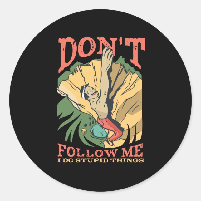 Sticker Rond Escalade (Devant)