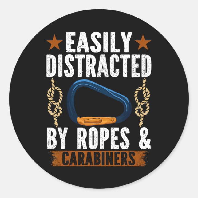 Sticker Rond Escalade de bloc Montagne  (Devant)