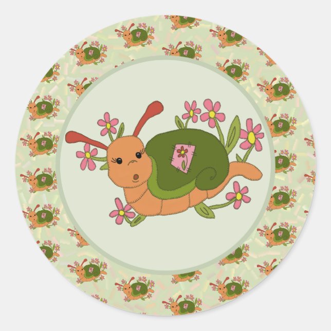 Sticker Rond Escargot (Devant)