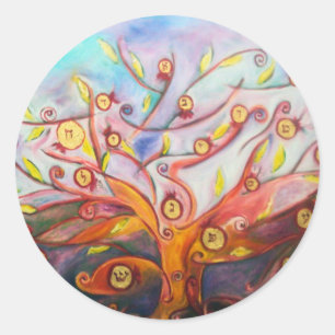 Sticker Rond Eshet Chayil