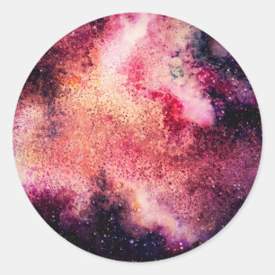 Sticker Rond Espace extra-atmosphérique