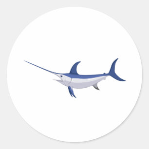 Sticker Rond Espadon