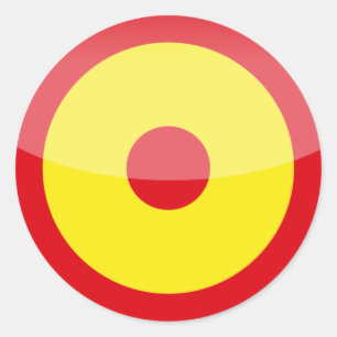 Sticker Rond Espagne