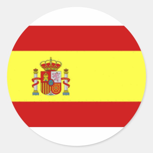 Sticker Rond Espagne (Devant)