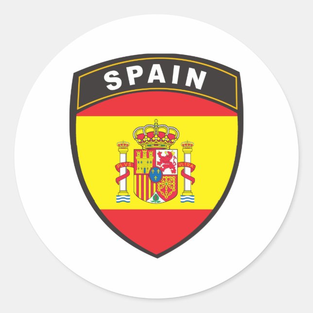 Sticker Rond Espagne (Devant)